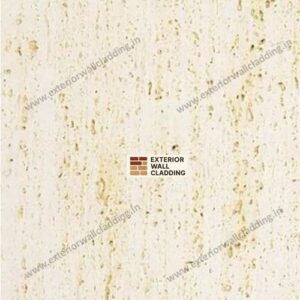 Beige Travertine Design Light Weight Flexible Clay Veneer Sheet
