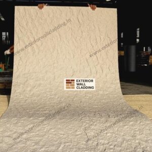 Lime Stone Textured Beige Color Light Weight Modified Clay Flexible Veneer Sheet
