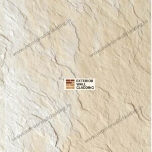 Beige Sandstone Textured Finish Light Weight Modified Clay Flexible Veneer Sheet