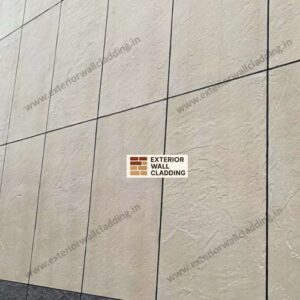White Sandstone Textured Finish Light Weight Modified Clay Exterior Wall Cladding Flexible Veneer Sheet