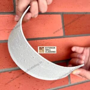 Natural Brick Textured Modified Clay Flexible Veneer Front Elevation Wall Cladding Brick Tile